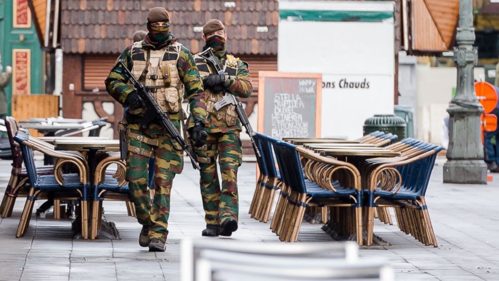 brusselsremainsonhighalert;16detained